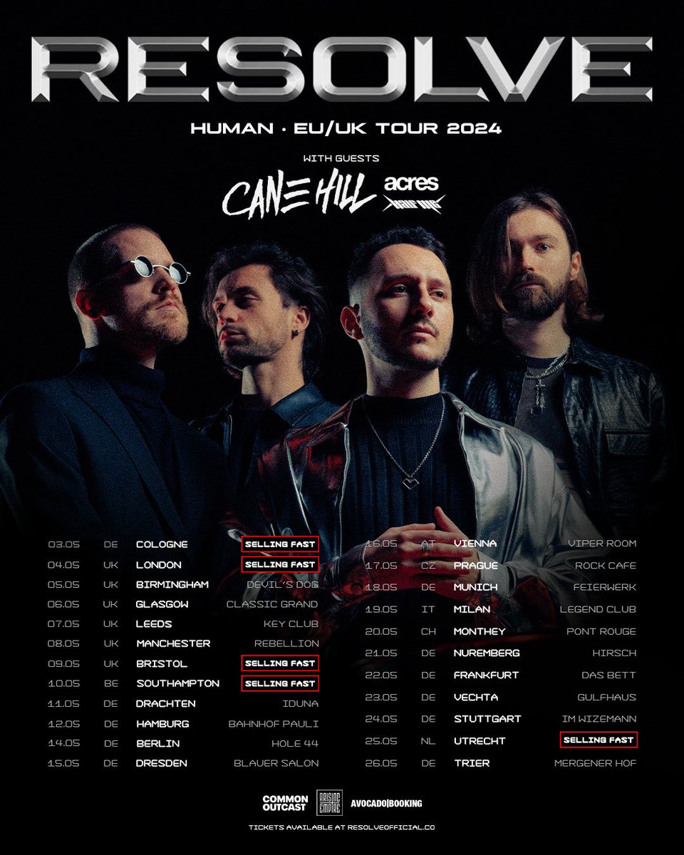 resolveoff's tweet photo. Just over two months until we embark on the Human EU/UK Tour. 

Get your tickets now https://t.co/v9htsxE6Yx https://t.co/jI8RKsxyhj