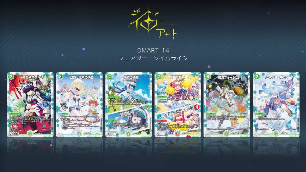 デュエル マスターズ 神アート フェアリー タイムライン DMART