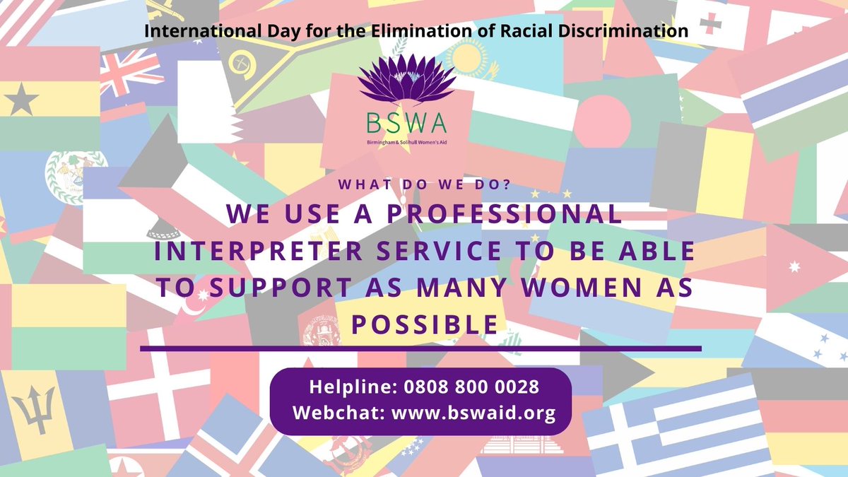 We have supported women who spoke Marshallese (Marshall Islands in Micronesia in the North Pacific Ocean), Mandinka (West Africa), Vietnamese and Icelandic. In Birmingham, these communities are small but the need for dedicated language support is great. #bswa #awarenessdays