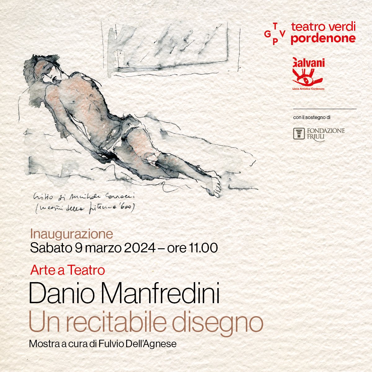 𝗟𝗲 𝗽𝗿𝗲𝘀𝗲𝗻𝘁𝗮𝘇𝗶𝗼𝗻𝗶 𝗶𝗻 𝗽𝗿𝗼𝗴𝗿𝗮𝗺𝗺𝗮
MARIO BORTOLOTTO #libro #musica
DANIO MANFREDINI #mostra #teatro

📍ingresso gratuito 
👉 teatroverdipordenone.it/la-stagione/