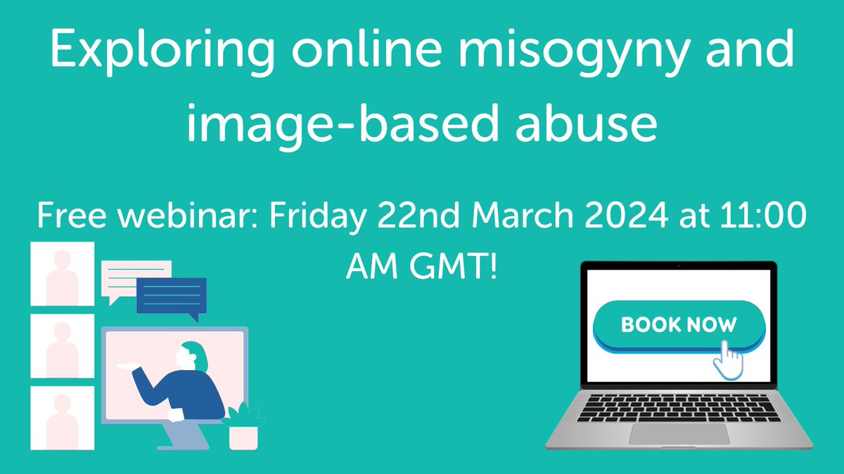 MCFcharityUK's tweet image. 📢Join us for a highly informative online webinar on Friday 22nd March 2024 at 11:00 AM GMT where we welcome our guest speaker, Lizzie Reeves from @IM_org.

This webinar will shed light on image-based abuse and the links to online misogyny.

Book now📲: forms.office.com/e/T9tHGusM5T
