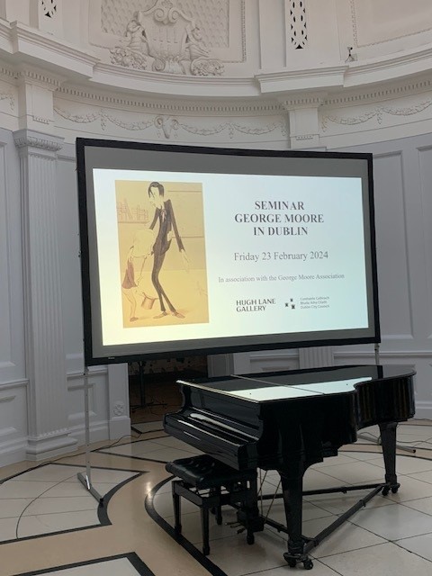 A wonderful launch in Dublin last week for @KSLaing1 and Mary Pierse's new edited collection George Moore: Spheres of Influence🍀🎼 Many thanks to @TheHughLane for hosting, and @noreen_doody for her fascinating introduction to the book! #GeorgeMoore #IrishStudies