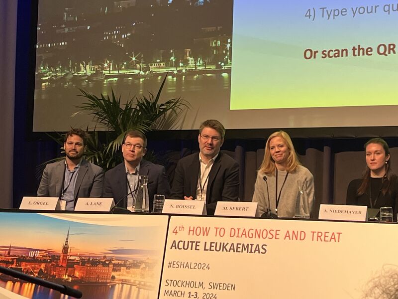 #ESHAL2024 Panel discussion with @lane_andy @NicBoissel , Marie Sebert, Etan Orgel & Alexandra Niedermayer closing the 1st Session on Diagnosis & treatment of rare diseases at the 4th How to Diagnose & Treat ACUTE #LEUKEMIAS in Stockholm! #ESHCONFERENCES #leusm #ESHELEARNING