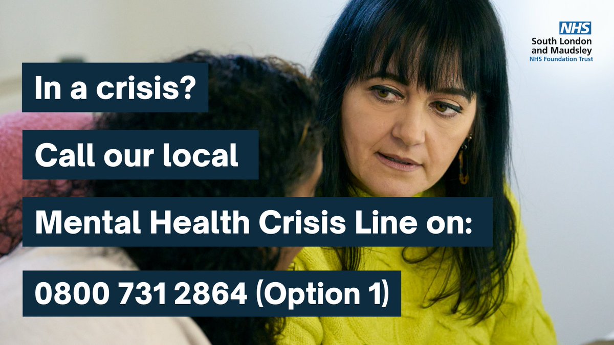 Are you struggling with your #MentalHealth and need some help or support? Please remember we are here and you're not alone. Call one of our 24/7 crisis lines at 0800 731 2864 (Option 1) or visit ow.ly/YeFl50QJLOA