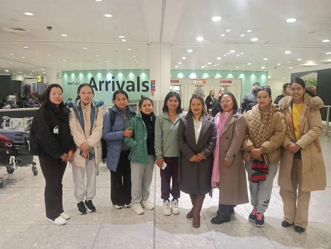 Welcome to the UK dear Nursing colleagues from Nepal. On #OverseasNHSWorkersDay releasing the photos of 1st batch of G2G pilot nursing project. We are here to support them and proud to work closely as a partner with @DHSCgovuk @HHFTnhs Looking forward to welcoming more soon