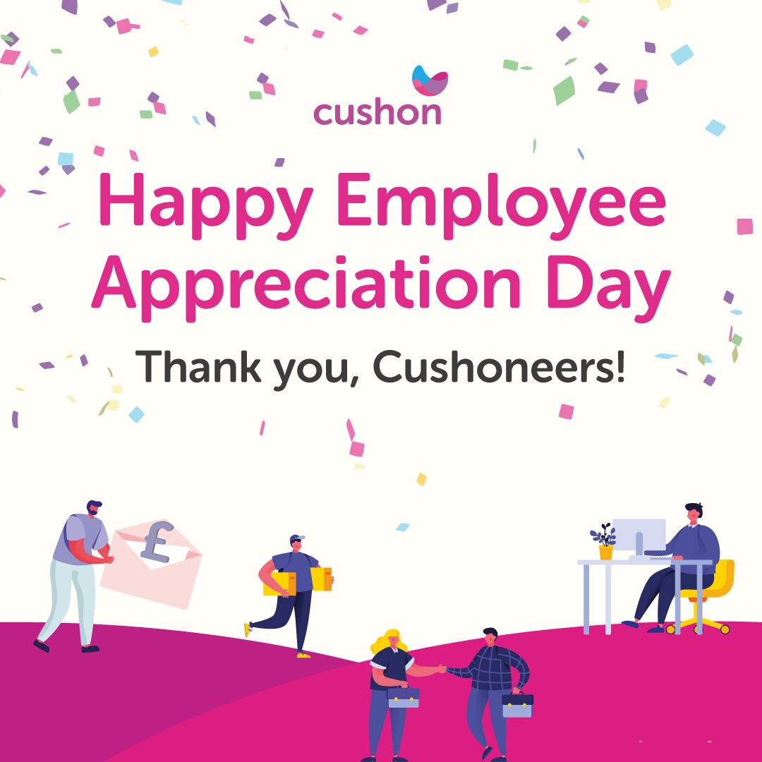 Today is Employee Appreciation Day and we couldn't be more proud of our incredible team 🎉 To our Cushoneers, thank you for all the hard work and contributions you make for Cushon each day! #EmployeeAppreciationDay #EmployeeAppreciation #TeamCushon