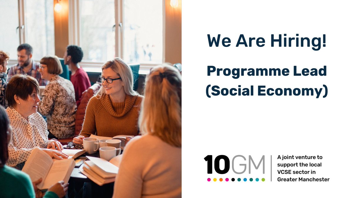 Join us as our new Programme Lead (Social Economy), where you'll play a key role in fostering a vibrant community of social economy organisations and entrepreneurs. Find out more and submit your application at: lght.ly/e6alnm