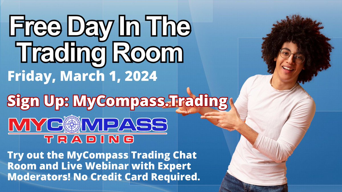 🚀 Dive into the world of trading with MyCompass Trading!Join our dynamic Chat Room and Live Webinar this Friday, March 1st. Our expert moderators are ready to guide you. No credit card needed! Reserve your spot now: tinyurl.com/2ydl7s73
#trading #stockmarket