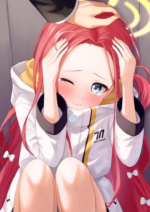 ユズをなでなでしたい!#ブルアカ 
