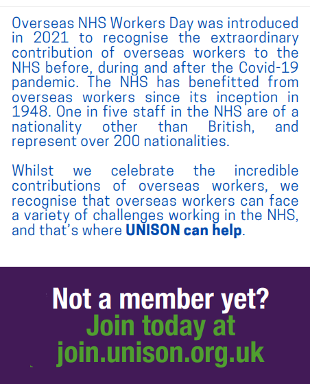 Friday 1 March 2024 Overseas NHS Workers Day is a recognition of the extraordinary contribution that people who have migrated to the UK have made in the fight against COVID-19 and the diverse skills and experiences these individuals have brought to the NHS Thank You @MaudsleyNHS