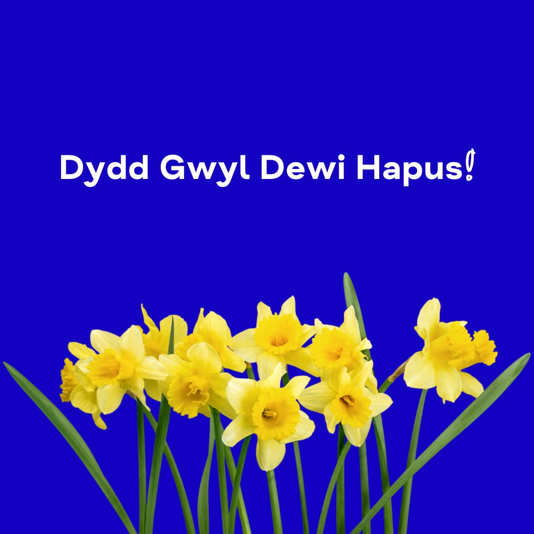 Dydd Gwyl Dewi Hapus! What 'small thing' will you do today? Pa 'peth bach' wnewch chi heddiw? 🏴󠁧󠁢󠁷󠁬󠁳󠁿