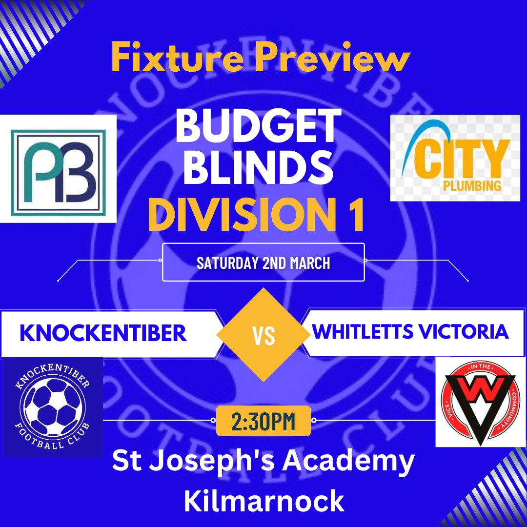 Fixture Preview 🔵⚪️

Another league game for Tiber tomorrow as we play a good Whitletts Vics side at the Joes ⚽️

#monthetiber