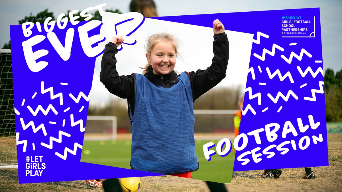 On Friday 8th March 2024, the Biggest Ever Football Session is back with the goal of getting as many girls as possible all playing football on the same day in schools across England. ⚽
Sign up here today: girlsfootballinschools.org
#BiggestEverFootballSession #Football