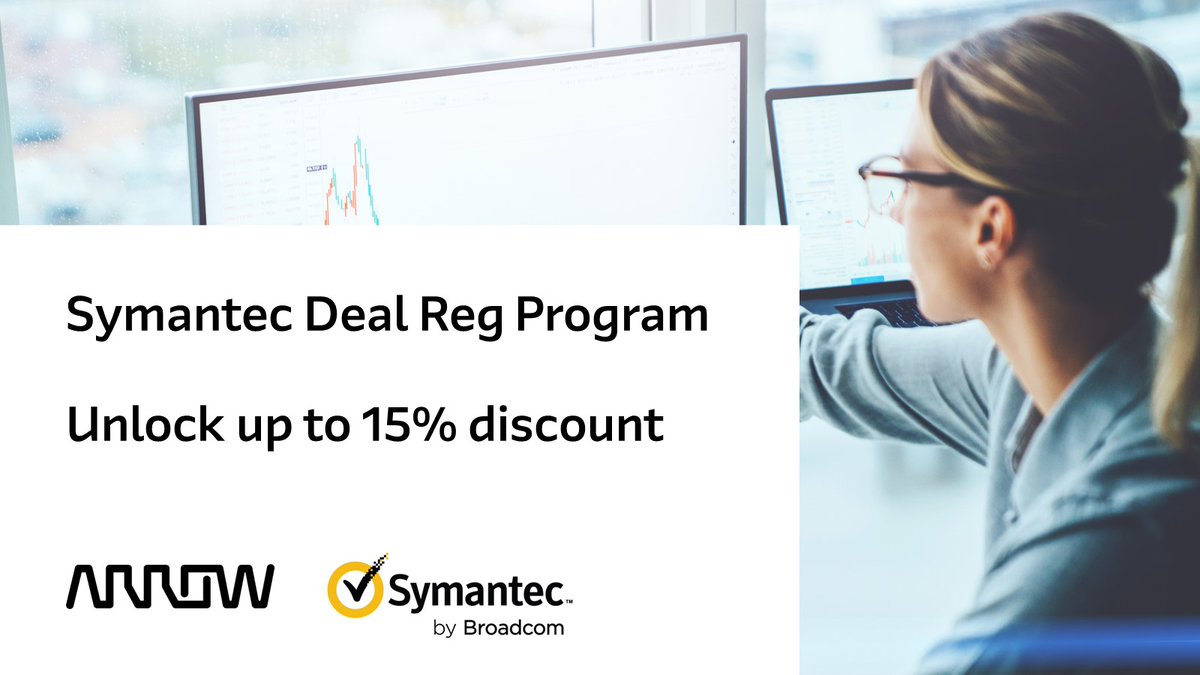 🔓Register NOW for the Symantec Deal Reg program to unlock discounts up to 15%. #symantec #cybersecurity #channelpartner #channel #cloudsecurity arw.li/6010XK5oa