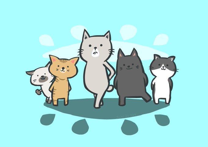 「黒猫 立つ」のTwitter画像/イラスト(新着)｜2ページ目