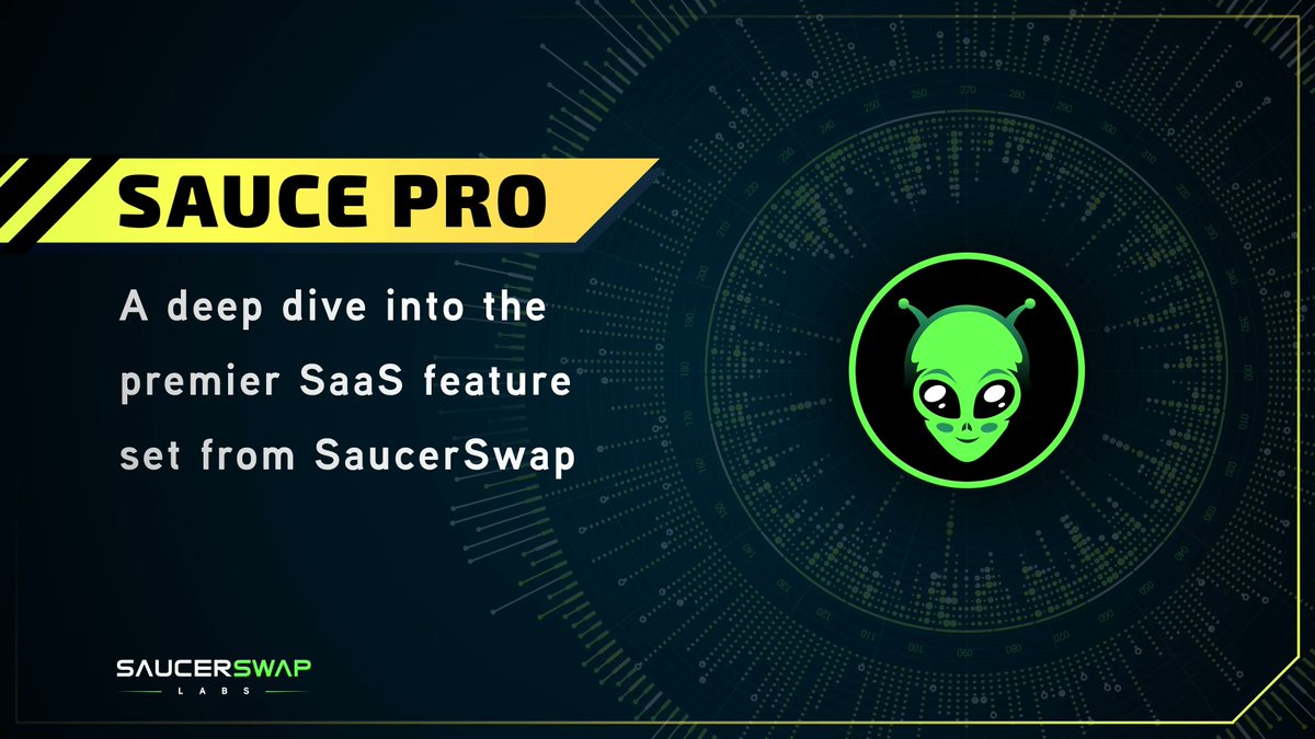 DJ_Bax01's tweet photo. 🛸   SAUCE Pro: Coming soon in 2024  🛸

SAUCE Pro assigns a novel payment function to the SAUCE token, creating tangible utility and driving demand tied to the adoption of the DEX. Additionally, it establishes a new revenue stream for the underlying business, supporting the growth and maintenance of SaucerSwap.

SAUCE Pro will ship with the following features: user-specific transactions, overview charts, an AI assistant, an early access pass, and 1-minute price data.

User-specific transactions
SaucerSwap maintains a record of all transactions associated with an account ID. These transactions date back to the launch of the DEX and are labeled based on the type of operation (i.e., swap, add liquidity, remove liquidity, stake LP tokens, unstake LP tokens, single-sided staking). The transaction table updates once every 5 minutes and may be exported as a CSV file compatible with popular crypto tax software such as Koinly. This breadth and granularity of data will streamline accounting and empower users who wish to do further trading analysis in third-party software.

Overview charts & 1-min price data
Subscribers will have access to a multi-timeframe chart of their account balance, which tracks token, staking, and liquidity positions. This affords users the ability to track their portfolio performance over time, compare it to the broader market, and better allocate their capital in line with their risk tolerance and investment goals.

Furthermore, SAUCE Pro will unlock high resolution, 1-min price charts on the Swap page. This real-time data will be available in both USD and HBAR denominations (e.g., HST/USD and HST/HBAR) and will extend over a 1-hour range. Non-subscribers will still have access to the hourly price charts, however the resolution will remain at the current 5-min resolution.

AI Assistant
SaucerSwap trained OpenAI’s ChatGPT on its GitBook documentation. When a user inputs a query into the Help modal, SaucerSwap’s entire documentation is scanned and a simple, semantic answer – with clickable references – is generated. This builds on the strength of SaucerSwap’s customer support, giving users quick access to information about concepts in DeFi and their application to the DEX.

Early access pass
The early access pass is yet another perk of SAUCE Pro. Similar to the historic utility of the Planck Epoch NFTs, this pass grants subscribers access to beta features. For instance, users may have the option of staking xSAUCE in Community Pools a couple days prior to the general public, thereby allowing them to reap lucrative APRs. 

Future add-ons
As mentioned, SAUCE Pro will be continuously expanded and improved on. The core maintainers plan to leverage Ledger Works’ Sentinel for real-time data streams of on-chain activity. Users will be able to configure their settings to receive email, SMS, or webhook notifications for an asset on a custom watchlist whose price, volume, APR, etc. has crossed a specified threshold. Beyond this, one can expect personalized insights, such as suggested pools, compounding frequencies, and portfolio rebalances; as dictated by an algorithm. The core maintainers are also exploring a more personalized and custom-themed UI which embraces web3 identity through the use of extensible naming systems, NFT profiles pictures (PFPs), etc.

SaucerSwap is revolutionizing the DeFi landscape with a SaaS model built on top of the core smart contract and front-end functionality of the DEX. 

This service is entirely optional and is intended to be as unobtrusive as possible. All proceeds will be reinvested in the business to promote growth and sustainability of SaucerSwap. 

SAUCE Pro will launch with 5 unique features: user-specific transactions with tax software-compatible CSVs, account overview charts, an AI assistant, an early access pass, and 1-minute price data. 

New features will be continually added at no extra cost - SAUCE Pro coming in 2024  🛸🛸🛸

-----------
https://t.co/Uboklsd0JZ
-----------

$HBAR #HBAR #HEDERA $SAUCE #SAUCE #DEFI #DEX #altcoinseason #CryptoNews