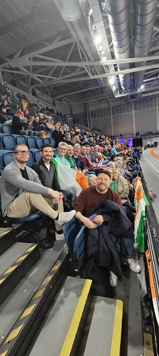 Our group gets bigger and bigger. Almost 400 tickets across the 6 sessions of @wicglasgow24 comprised of @irishathletics and @BritAthletics fans. Let the games begin!