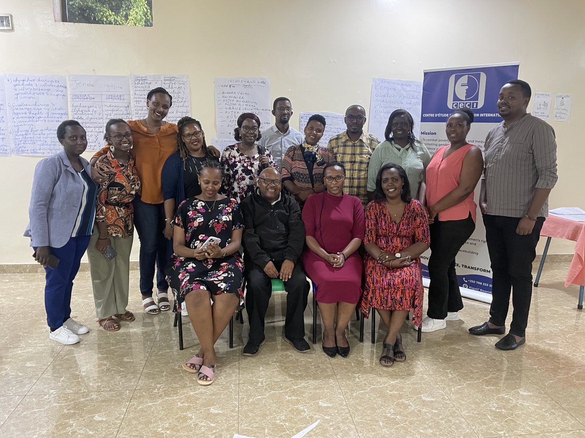 rwamrec's tweet image. Yesterday, RWAMREC wrapped up a two-day training on #gendertransformative approaches and positive masculinities for @CeciRwanda staff and partner organisations. The participants were thrilled with the valuable insights they gained and were truly grateful for RWAMREC&apos;s expertise.