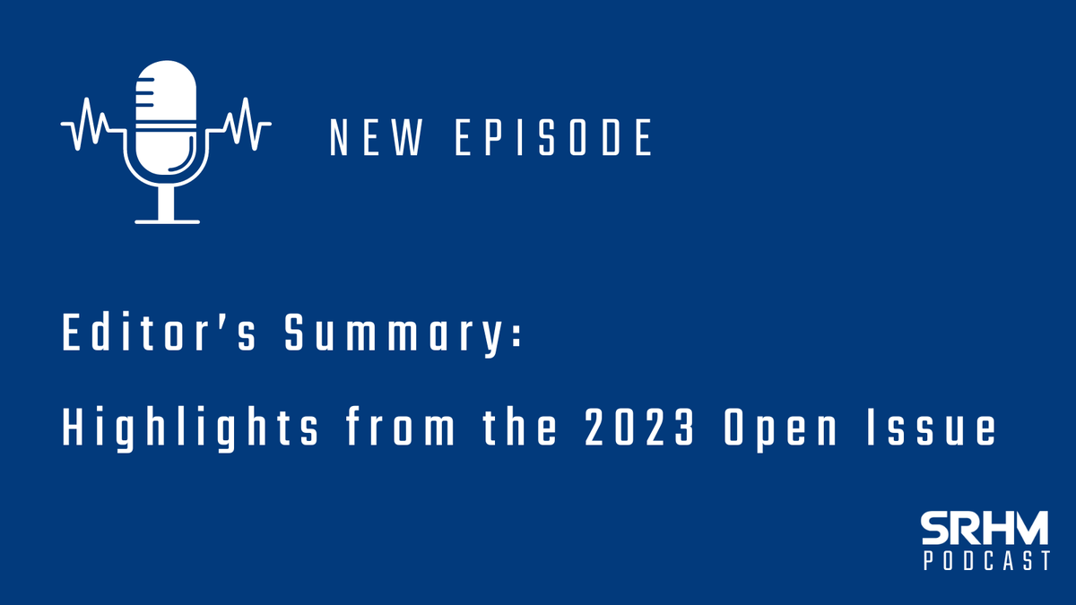 SRHMJournal's tweet image. This year, we will be producing short, regular editor’s summaries to bring you the latest research, viewpoints and review articles appearing in the SRHM Journal. Listen to the first episode of 2024 and subscribe to hear more!
#KnowledgeToAction
bit.ly/49RL7qX