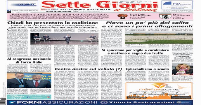 𝗟𝗔 𝗣𝗔𝗚𝗜𝗡𝗔 𝗙𝗟𝗔𝗦𝗛 𝗗𝗜 𝗦𝗘𝗧𝗧𝗘 𝗚𝗜𝗢𝗥𝗡𝗜
𝗡.𝟴 𝗱𝗲𝗹𝗹’𝟭.𝟯.𝟮𝟬𝟮𝟰
➡️ settegiorniatortona.it/2024/03/01/la-…