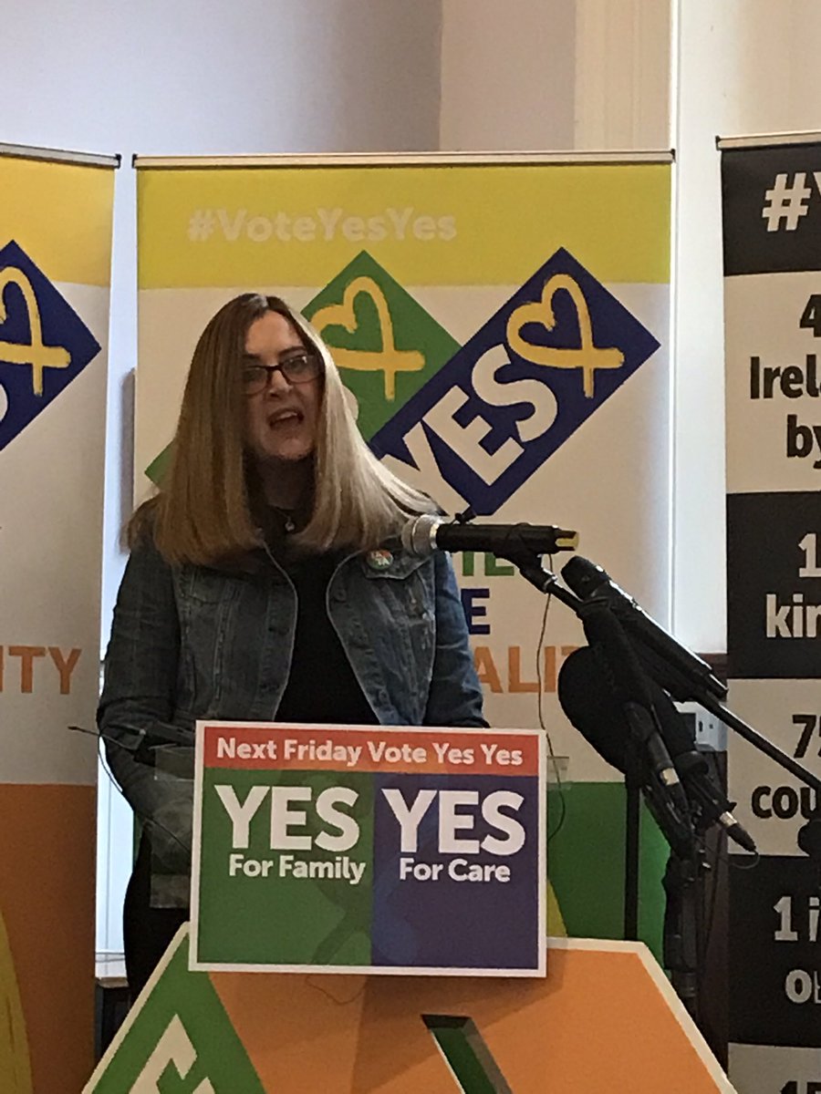 NWCI's tweet image. “A YesYes vote puts us in a much better position to advocate for change” 

Maxine Walsh, carer for her 13 year old son and psychotherapist who is acutely aware of lack of supports for lone parents, disabled people &amp;amp; carers