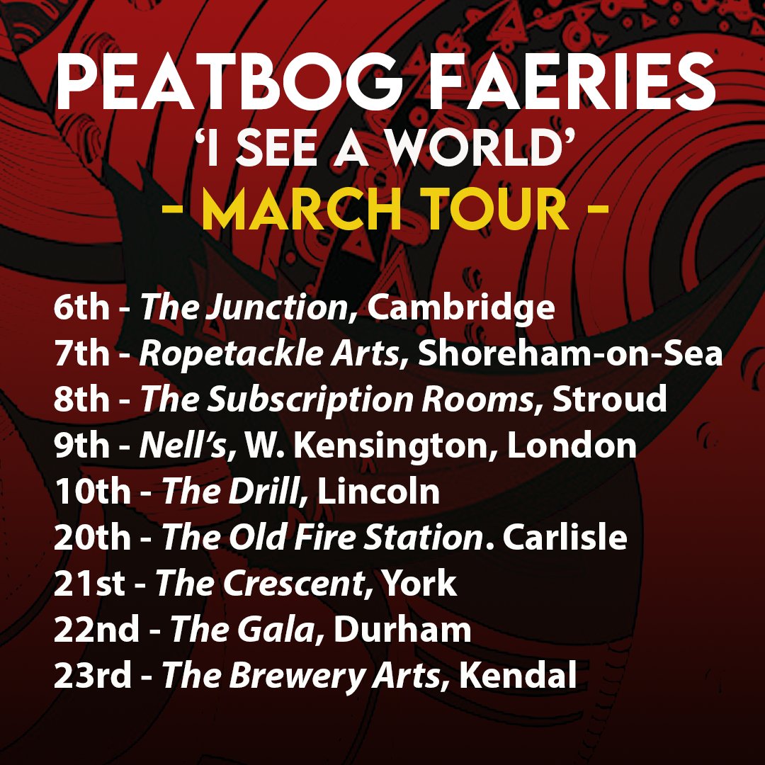 Nells (@nellslondon) on Twitter photo Just over one week until <a href="/PeatbogFaeries/">Peatbog Faeries</a> come to Nells!!
Blending electronic and celtic music, they have a spectacular show that is not to be missed
axs.com/uk/events/5218… Just over one week until <a href="/PeatbogFaeries/">Peatbog Faeries</a> come to Nells!!
Blending electronic and celtic music, they have a spectacular show that is not to be missed
axs.com/uk/events/5218…