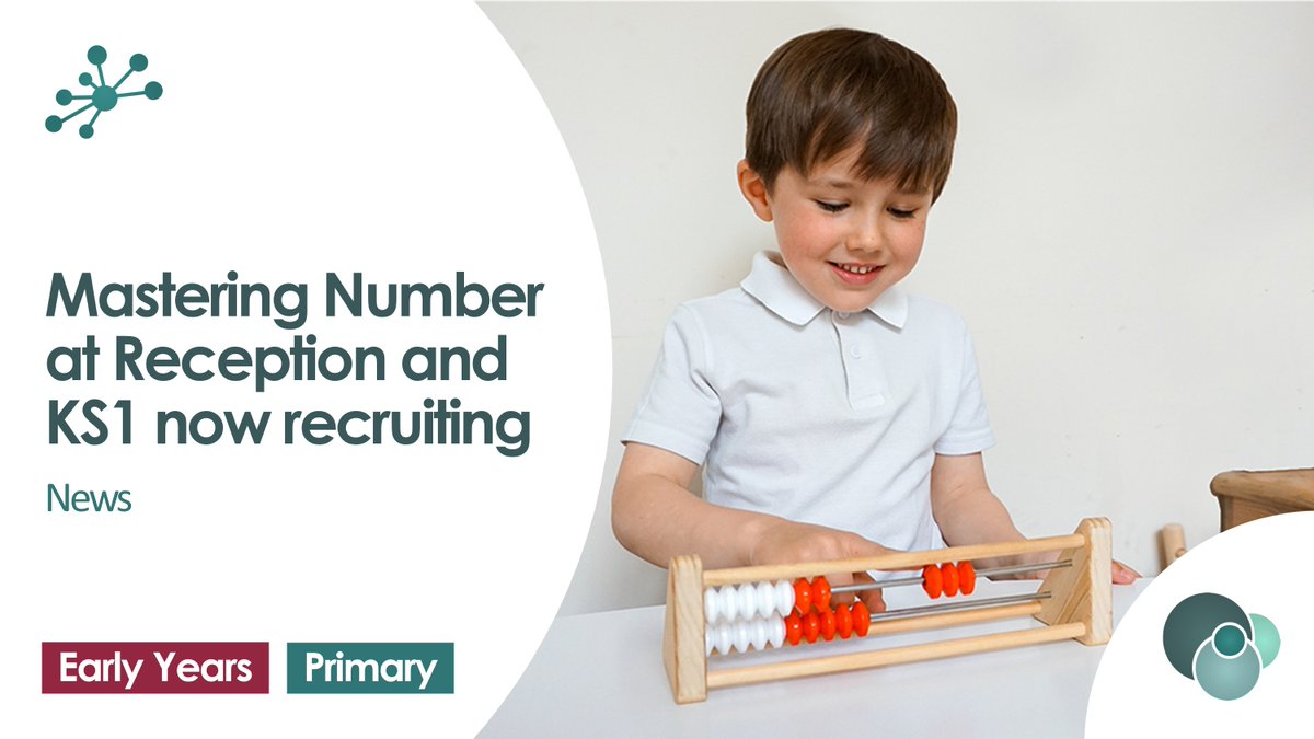 🚨Applications for the 2024/25 Mastering Number Programme now open! Secure your place by 22nd March at 5pm! 🚨

To find out more follow the below link to our website:

solentmathshub.org.uk/mastering-numb…

#maths #solentmathshub #teaching