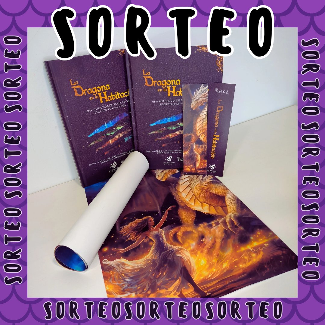 ¡ATENCIÓN, HAY DOS DRAGONAS SOBREVOLANDO EL CIELO! 

#sorteo #giveaway #larp #rev #ladragonaenlahabitacion #8M #mujeresroleras #escritoras #ilustradoras #rol