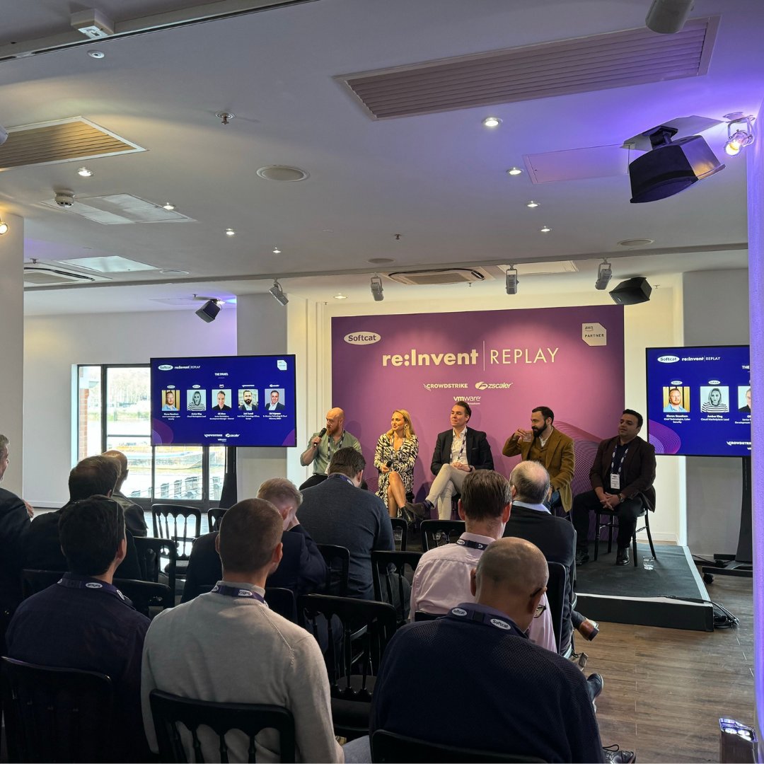 This week we hosted an exclusive customer event covering key topics from AWS’ re:Invent in Las Vegas. We hosted sessions themed around GenAI, Cloud and Marketplace and dived into how we can support our customers. Read up on all the insights in our blog: softcat.com/blog/overview-…