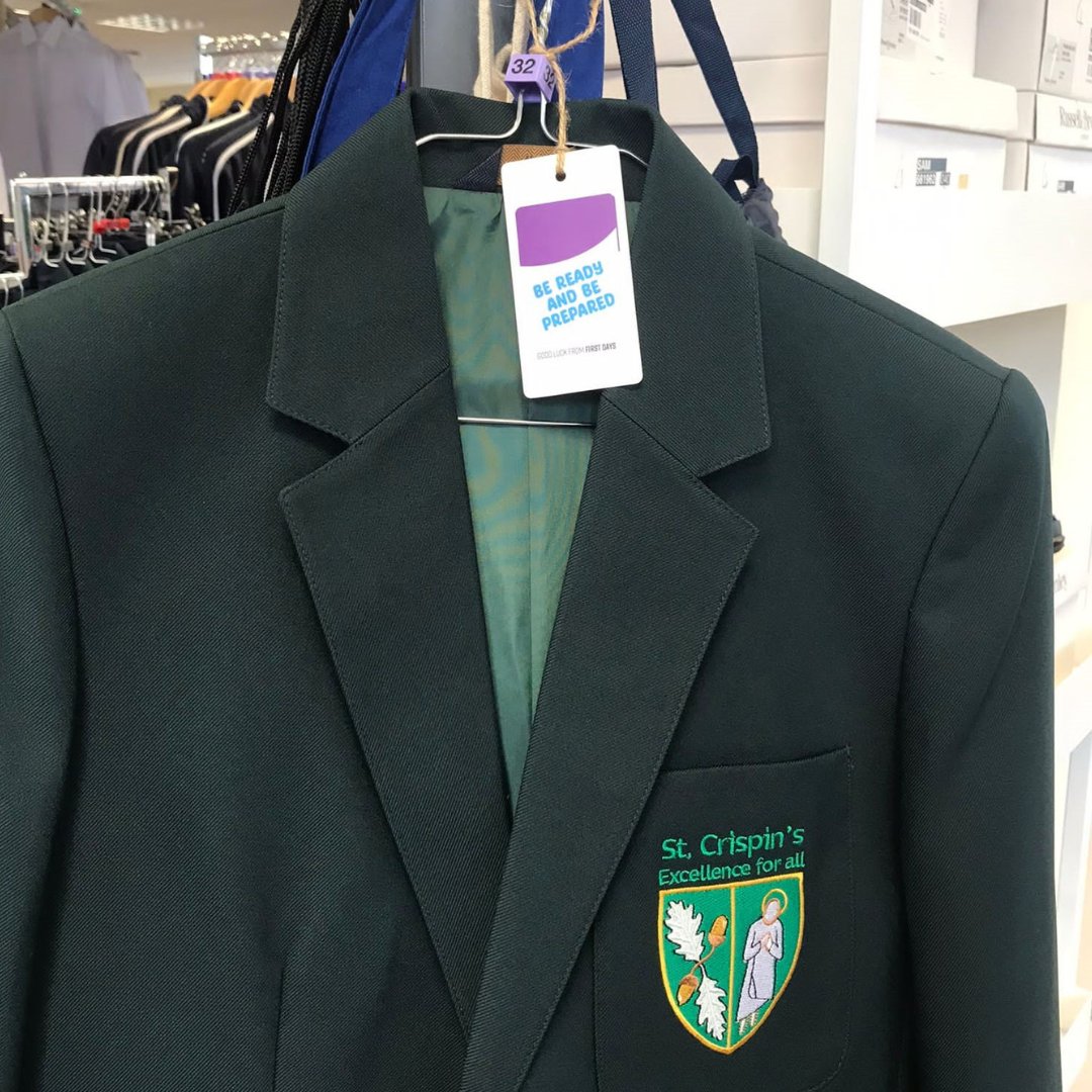 Today is #NationalOfferDay for secondary schools. We anticipate there'll be a huge need for support with the expense of uniform. We're here to help: our school uniform centre will be stocked with all essentials children need to help them feel confident when starting a new school