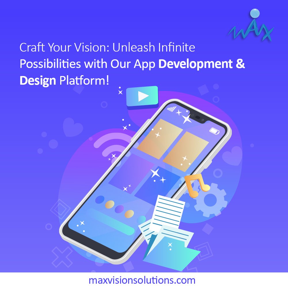 Your vision, our technology – together, there are no boundaries! Dive into a world of endless possibilities with our app development & design platform. 🌈💡 #MVS #webdevelopment #mobileappdevelopment #CraftYourVision