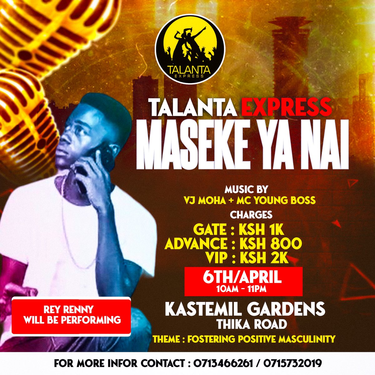 ExpressTalanta's tweet photo. Wadau meet our Artists. Maseke ya Nai is an experience of it’s kind .
Tickets: https://t.co/CYyvcTYoJI
#talantaexpress #masekeyanai #Maseke #form40 #Talents #Nairobievents #Mticket https://t.co/BeDQ1Z73XE