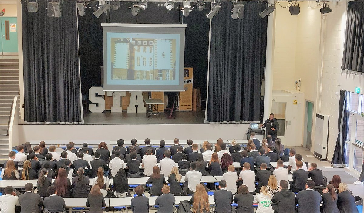 STA Library (@librarysta) on Twitter photo Throwback to a brilliant visit from <a href="/TheEmanEffectUK/">Emmanuel Asuquo</a>! Our S6 pupils and staff both really enjoyed his talk on financial literacy and making the most of your income, delivered with charm and humour.
Keep your eyes peeled for his book as well, coming soon to a library near you. π Throwback to a brilliant visit from <a href="/TheEmanEffectUK/">Emmanuel Asuquo</a>! Our S6 pupils and staff both really enjoyed his talk on financial literacy and making the most of your income, delivered with charm and humour.
Keep your eyes peeled for his book as well, coming soon to a library near you. π