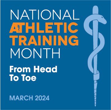 March is National Athletic Training Month!  🎉 We are so fortunate to have this experienced, caring AT staff at Clover High School dedicated to taking care of our student athletes! #NATM2024  #AT4all #blueeaglenation #clovercte