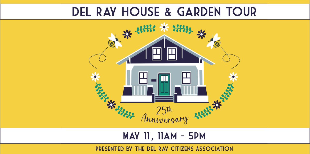 Tickets are now available for the 2024 Del Ray House &amp; Garden Tour!

Don't miss the chance to explore unique homes and gardens around the neighborhood, and get ideas for your own home improvement projects.

Join us on Saturday, May 11: buff.ly/48zzwLW