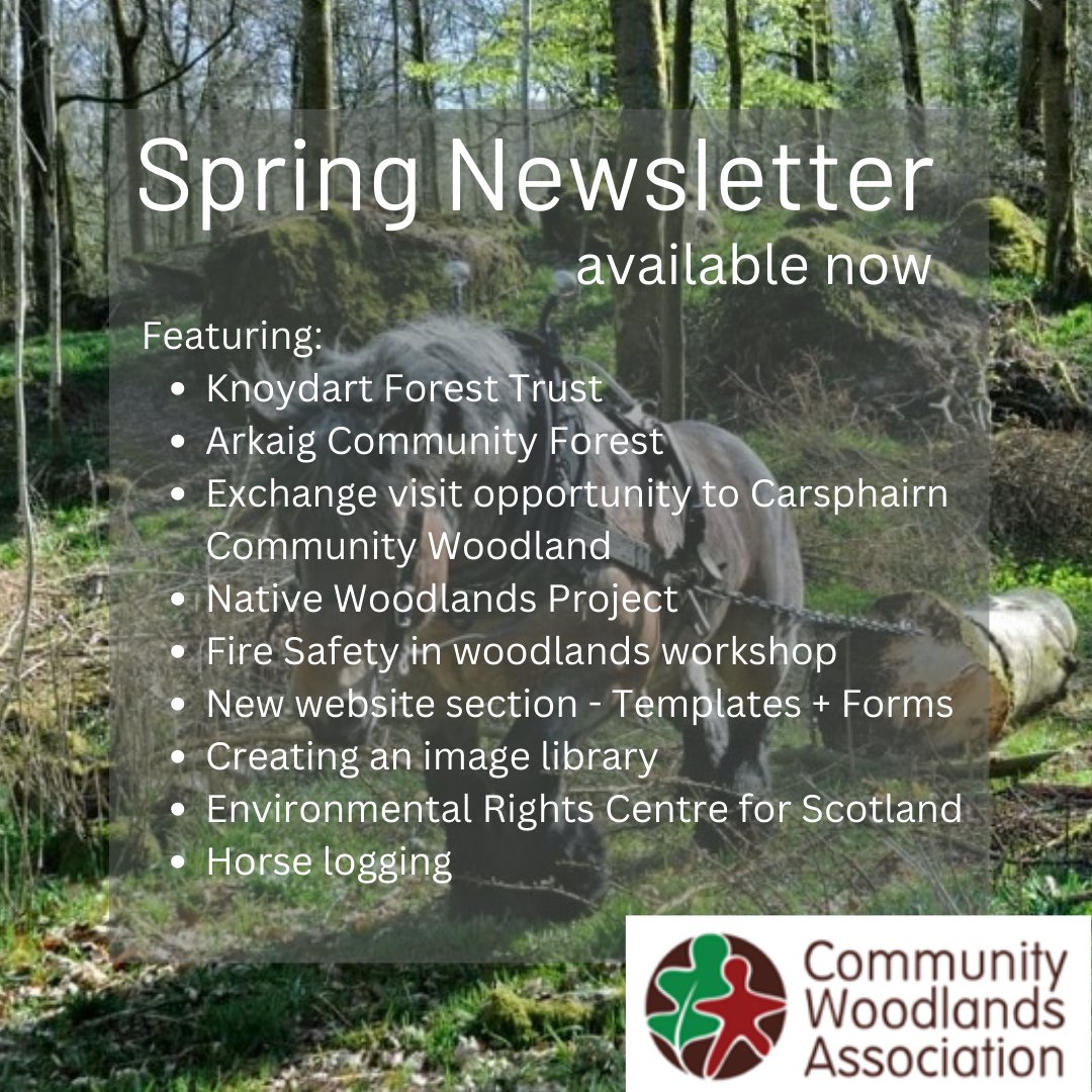 The CWA Spring Newsletter is now available: communitywoods.org/newsletters-an…