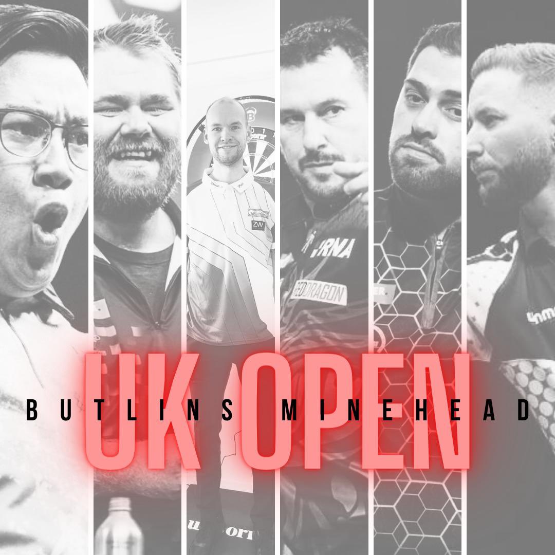 UK OPEN 2024🏴󠁧󠁢󠁥󠁮󠁧󠁿🎯 Back in sunny Minehead for the 2024 UK Open, we would like to wish our 6 players in action all the best. 🇳🇱@Dannynoppert 🇳🇱@Berry_vp 🏴󠁧󠁢󠁷󠁬󠁳󠁿@JonnyClay9 🇨🇦@MattCampbell180 🇦🇹@rodriguez_rusty 🇩🇪@TimWolters180