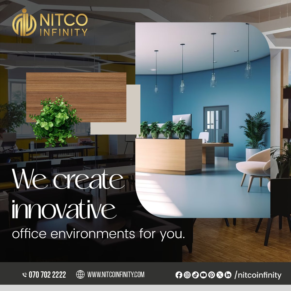 From concept to creation, we turn your office into a masterpiece
They’re liveable, well-lit, and timeless spaces you’ll never tire of.  We use #Staron the premium #solidsurface
#modernfurniture #interiordesign #comfortableliving #nitcoinfinity #minimalisticstyle #officeinterior