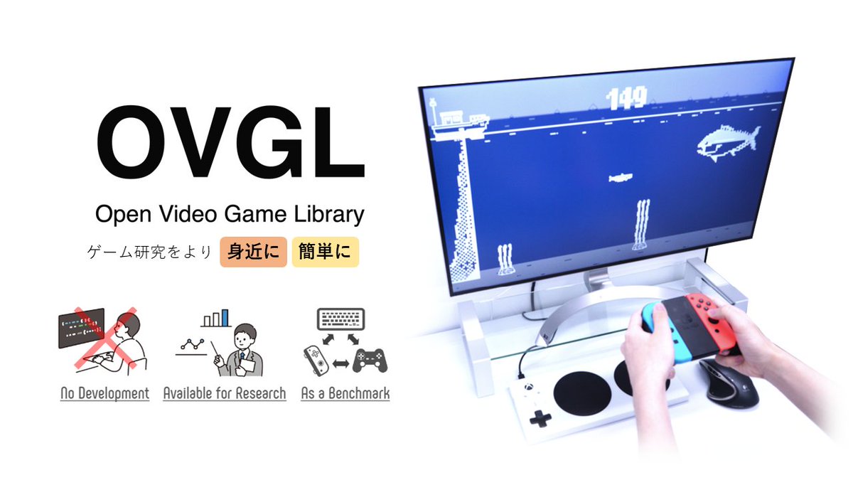 keita_lab's tweet photo. Open Video Game Library
ゲーム研究をもっと簡単に、もっと効率的に 
https://t.co/yCoSON01h0  

超軽工業 | 質量ゼロのものづくりと豊かな人工化 https://t.co/i9xrZq6Wr6  
#超軽工業 #明治FMS #春から明治 https://t.co/xOeSGmvE3F
