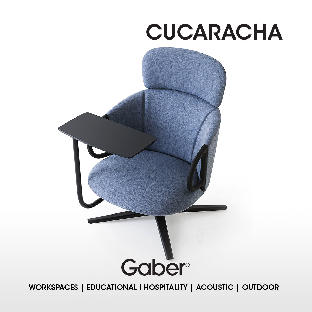 Gaber_Design's tweet image. The Cucaracha collection is made up of swivel or four-legged versions, with metal or wooden frames, customizable to the trends of modern offices and hotels.

#gaberdesign #contractdesign #designchair #interiordesign #outdoor