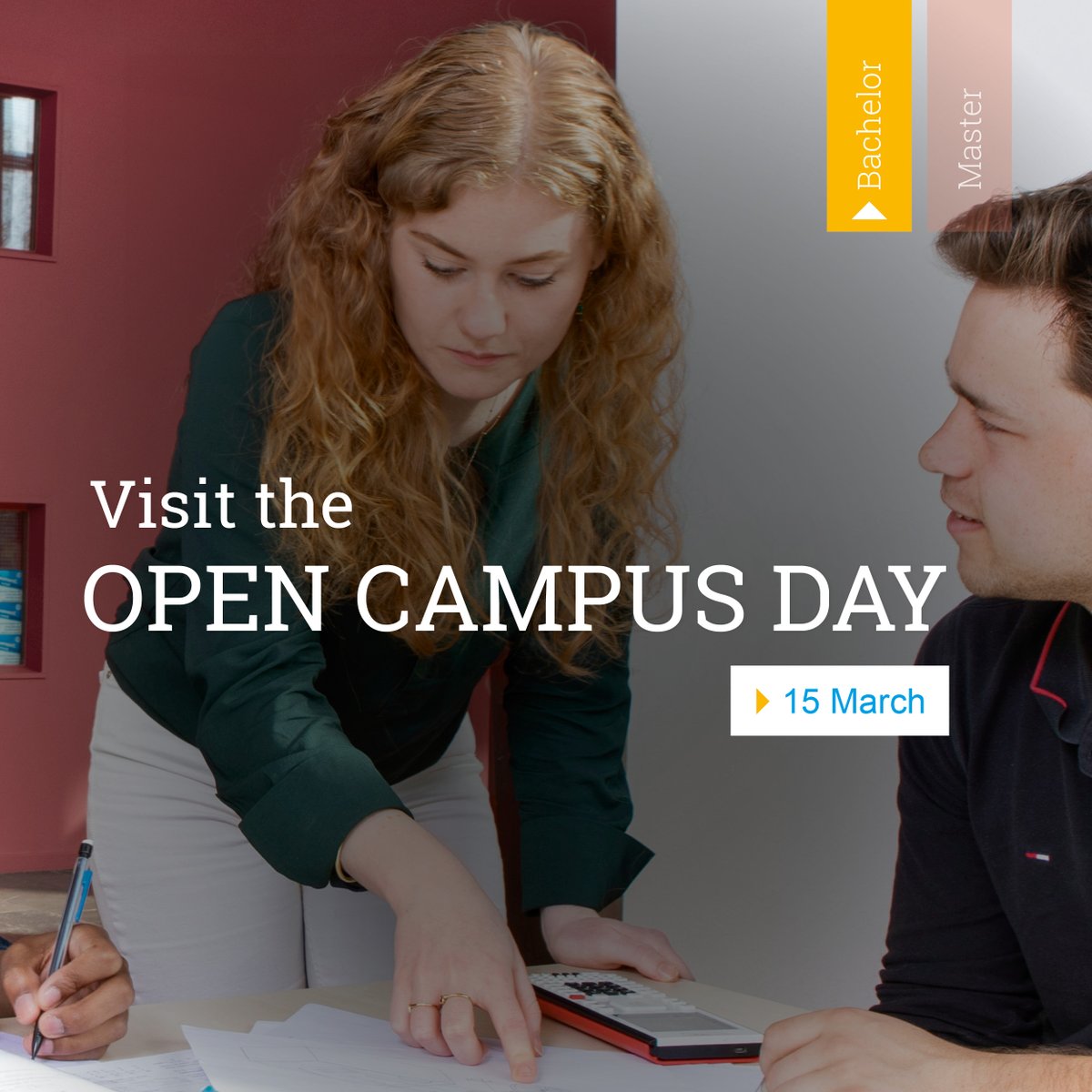 Benieuwd naar een van onze @tudelft bacheloropleidingen? Kom dan naar de Open Campus Dag op vrijdag 15 maart van 9:00-17:00! Proef de sfeer op de campus en krijg een goed beeld van hoe het is om hier te studeren 👉opendagen.tudelft.nl Al onze bachelors: edu.nl/xpxba