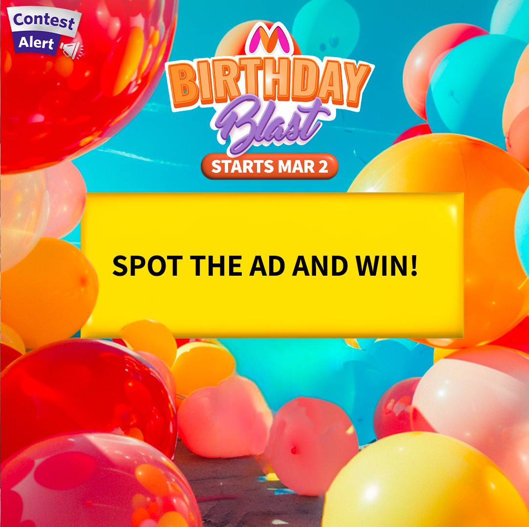 Spot the Myntra Birthday Blast promotions and take a photo or record the video and share with the hashtag #HappyBirthdayMyntra #MyntraBirthdayBlast and 2 Lucky winners get a chance to win Myntra Gift Vouchers worth Rs.10k each. 

#Contest #ContestAlert