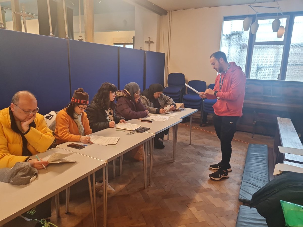 stfcov's tweet image. In our HARP lesson this week we had Chris Kendall, Community Lifestyle Coach from the Be Active, Be Healthy Team, who gave us a very informative session on diabetes.