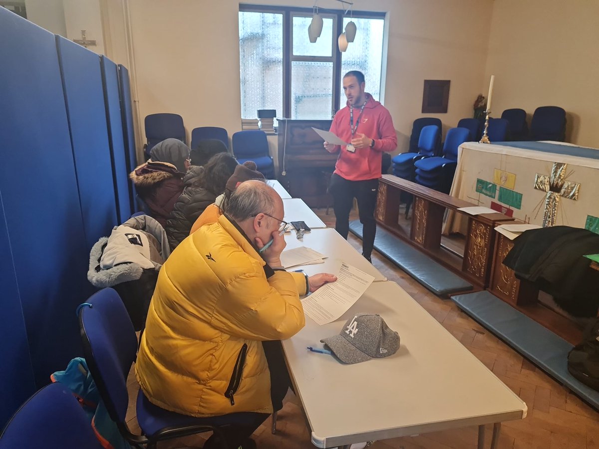 stfcov's tweet image. In our HARP lesson this week we had Chris Kendall, Community Lifestyle Coach from the Be Active, Be Healthy Team, who gave us a very informative session on diabetes.