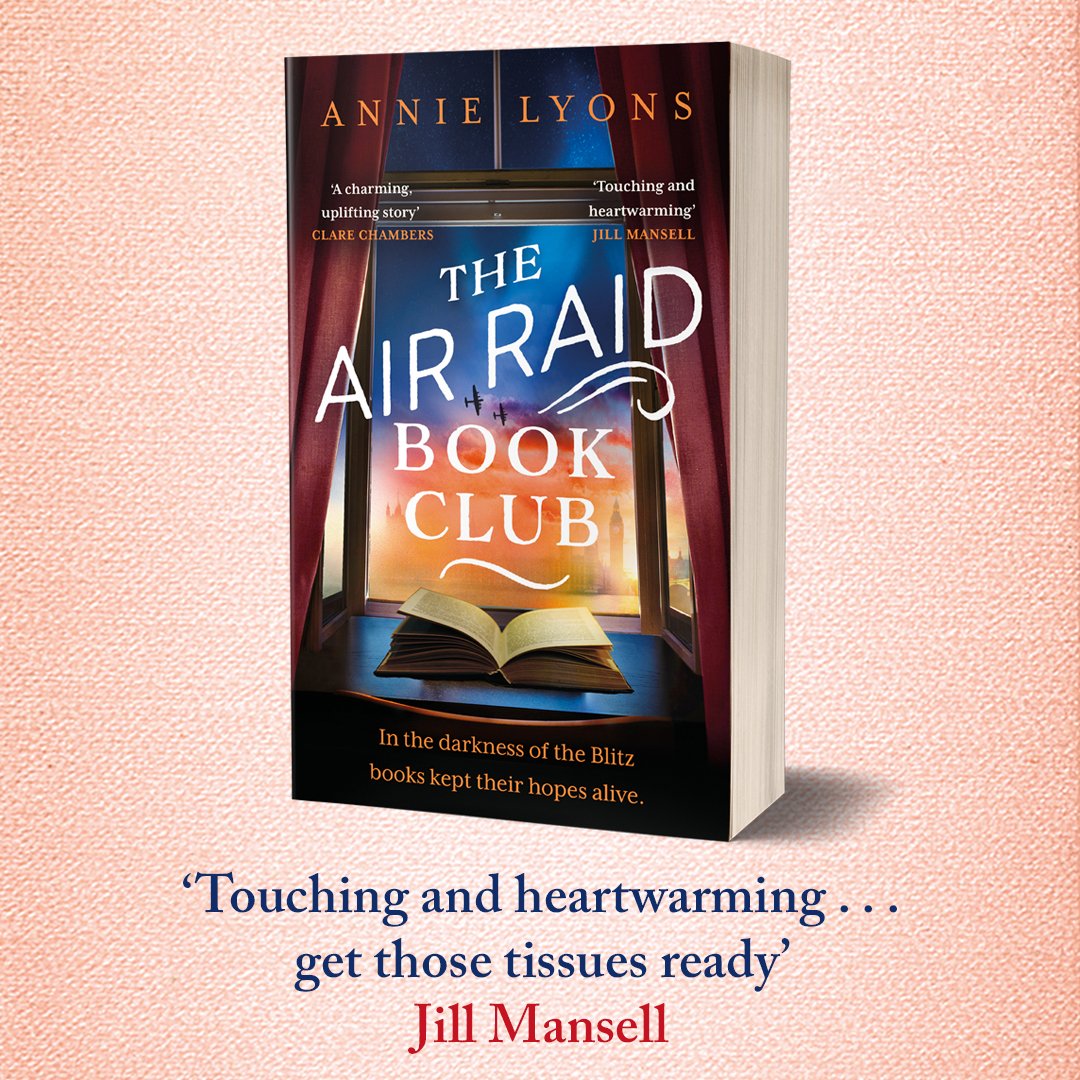 Giveaway alert! To celebrate the paperback publication of The Air Raid Book Club (out now in bookshops &amp; Sainsbury’s) I’m giving away two signed copies!
RT &amp; follow by midnight on 3/3/24 for a chance to win. Winners will be chosen at random. UK only. amazon.co.uk/Air-Raid-Book-…