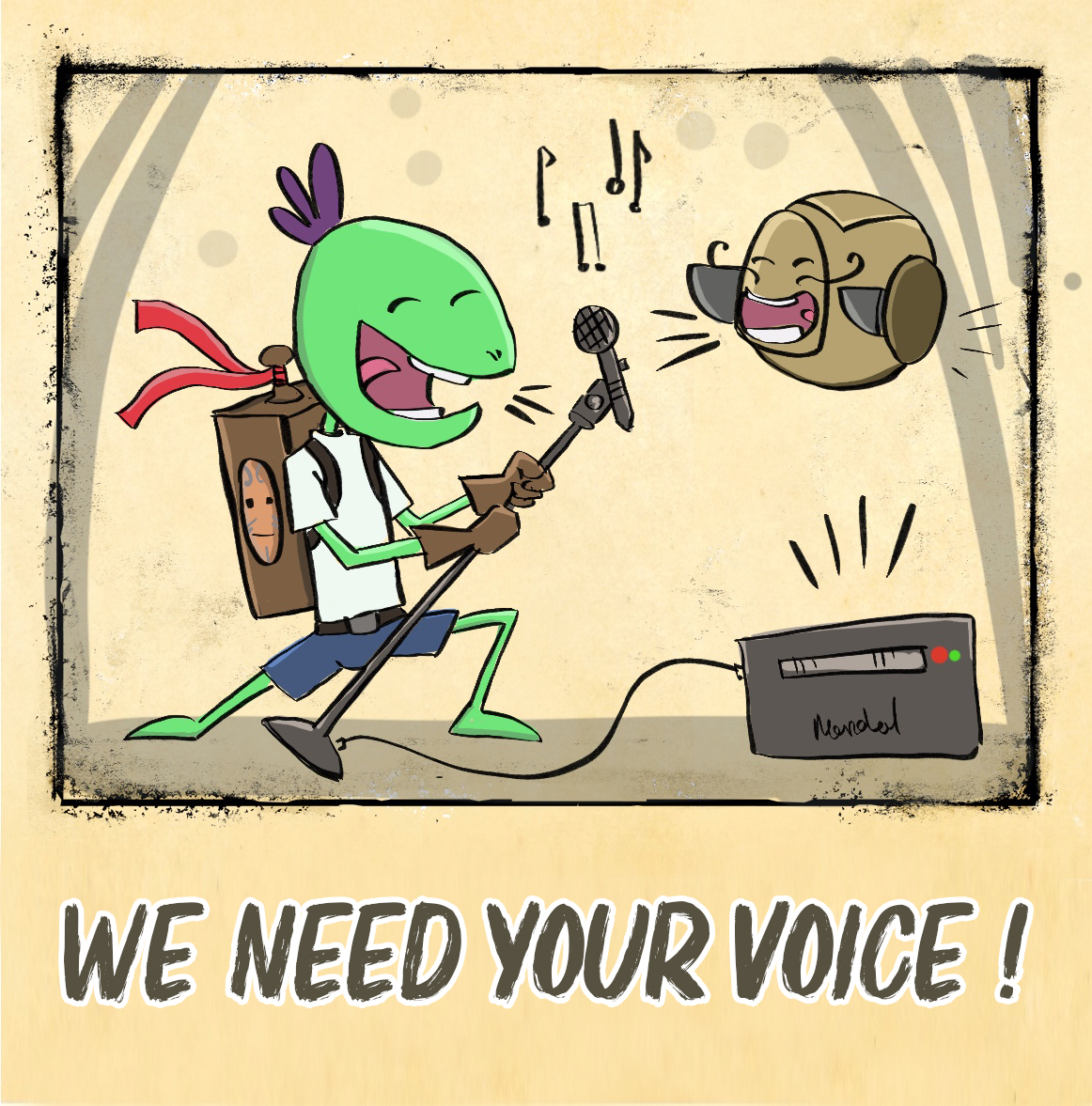 [PAID WORK] Voice casting call for Wéko The Mask Gatherer's! 
Auditions open until March 8th! 🦎 Check out the details in the Drive folder linked below! 

drive.google.com/drive/folders/…

 #voiceacting #voiceactor #opencall