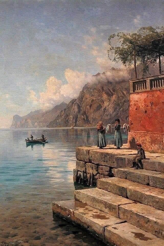 Peder Mørk Mønsted 1859 – 1941 🇩🇰
Torbole at Lake Garda in Italy