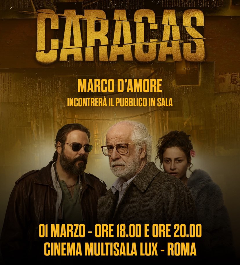 Ieri sera a Milano Cinema Anteo sold out, risposta stupefacente del pubblico! Oggi Roma! Spero siate in tanti in queste due sale e ovunque sia il film, per imbattervi in un viaggio d’amore di sogni di fragilità e di speranza!!! #Caracas #soloalcinema Non lasciateci soli❤️