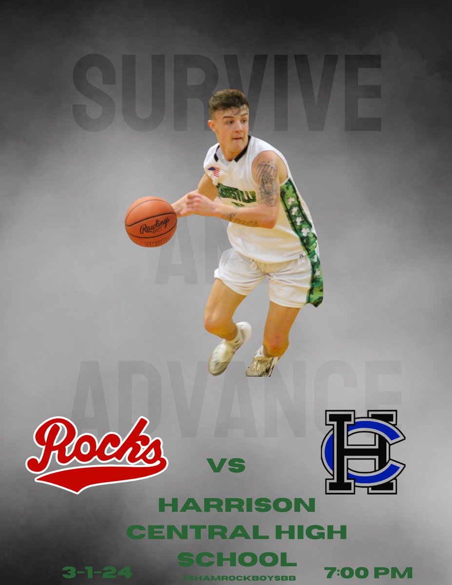 Barnesville Shamrocks Basketball (@shamrockboysbb) on Twitter photo 🗣️ GAMEDAY
📍Harrison Central HS
⏰ 7:00 pm
🏆SECTIONAL CHAMPIONSHIP
🆚<a href="/HCBoysHoops/">Harrison Central Boys Basketball</a> 🗣️ GAMEDAY
📍Harrison Central HS
⏰ 7:00 pm
🏆SECTIONAL CHAMPIONSHIP
🆚<a href="/HCBoysHoops/">Harrison Central Boys Basketball</a>