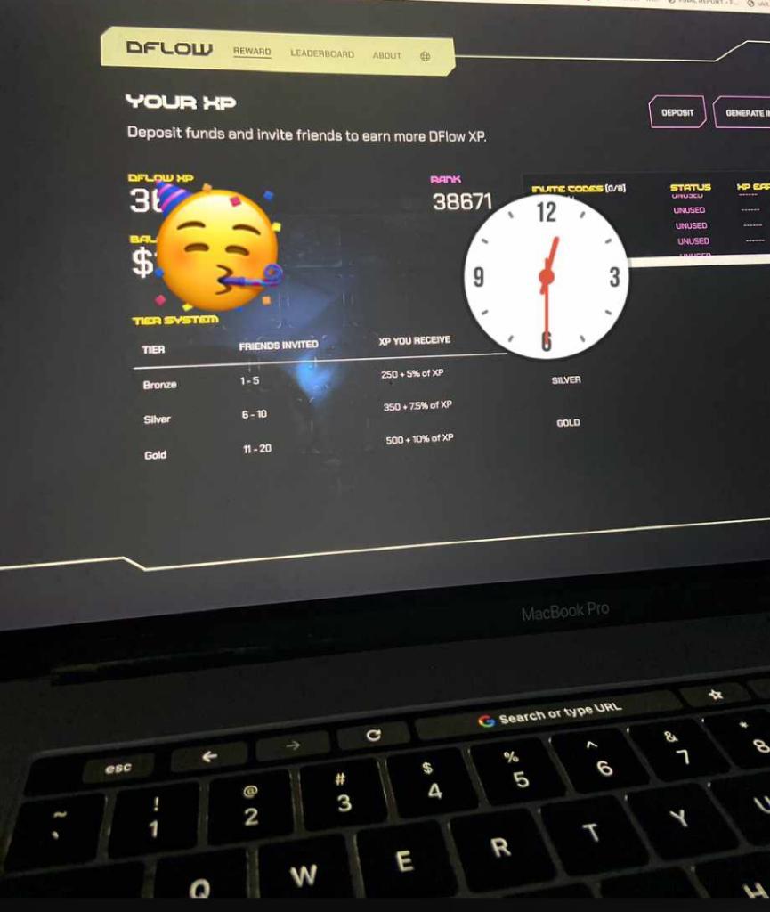 saintvicdesigns's tweet image. Visit dflow.net
Join early access sign up
Enter any of the invitation code: HNSV97
8M1DHJ
ZWSFI7
PFSEK7
YJ64RP
YI7H7X
9F5LIC
Redeem code
Deposit USDT on Solana. Minimum deposit $5.
Claim your XP
#DFlowProtocol #Dflowcodes